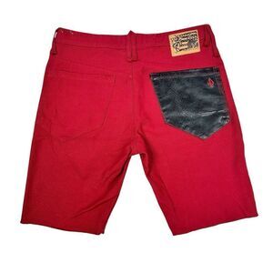VOLCOM Chiba 5 Pocket Shorts Mens Size 32 Vintage Y2K Surf Skate Snowboard Punk